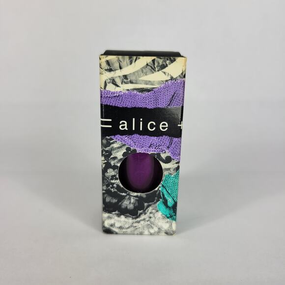 MAC Alice + Olivia Nail Lacquer "So Rich So Pretty" Purple Shimmer NEW - Picture 9 of 10